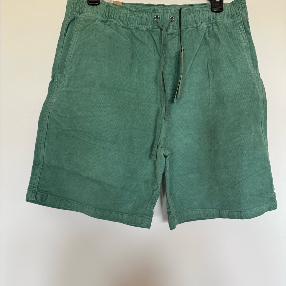 Prana Men's Canyon Camp Teal Flat Front Shorts